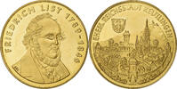 Germany betaalpenning Friedrich List, Commemorative Token, Gold -
