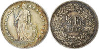 Switzerland 1/2 Franc Bern, Silver, KM:23 -
