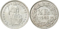 Switzerland 1/2 Franc Bern, Silver, KM:23 -