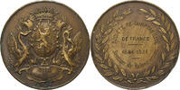France Medaille Valenciennes, Bronze, E.LEMOINE. GR. -