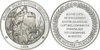 France Medaille Jeanne d'Arc, Libère Orléans, Franklin Mint, Silver, Histoire -