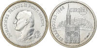 France Medaille Jean-Paul II, Strasbourg., Monnaie de Paris, Silver -