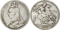 Great Britain Crown Victoria, Jubilee Head, London, Silver -