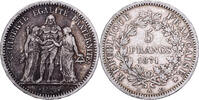 France 5 Francs Camélinat, Paris, Silver, Gadoury:744 -