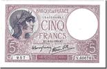 France 5 Francs Banknote, 1955-1959 Overprinted with ''Nouveaux Francs'' -