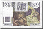France 500 Francs Banknote, 500 F 1945-1953 ''Chateaubriand'' -