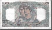 France 1000 Francs Banknote, 1 000 F 1945-1950 ''Minerve et Hercule'' -