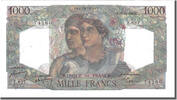 France 1000 Francs Banknote, 1 000 F 1945-1950 ''Minerve et Hercule'' -