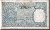 France 20 Francs Banknote, 20 F 1916-1919 ''Bayard'', 1916-09-09 -