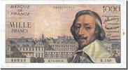 France 1000 Francs Banknote, 1 000 F 1953-1957 ''Richelieu'' -