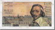 France 1000 Francs Banknote, 1 000 F 1953-1957 ''Richelieu'' -