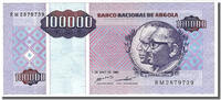 Angola 100,000 Kwanzas Reajustados Banknote, 1995-05-01 -