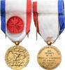 France Medal Médaille d'honneur du travail, Uncirculated, Henri Naudé, Gilt -
