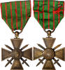 France Medal Croix de Guerre, Very Good Quality, Bronze, 37 -