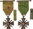 France Medal Croix de Guerre, Une Citation, Very Good Quality -