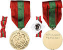 France Medal Famille Française, Uncirculated, Gilt Bronze, 33 -