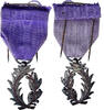 France Medal Ordre des Palmes Académiques, Very Good Quality, Silvered -