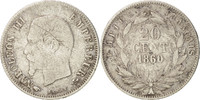 France 20 Centimes Coin, Napoleon III, Napoléon III, Paris -