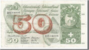 Switzerland 50 Franken Banknote, 1973-03-07 -