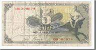 GERMANY - FEDERAL REPUBLIC 5 Deutsche Mark Banknote, 1948-12-09 -