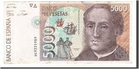 Spain 5000 Pesetas Banknote, 1992-10-12 -
