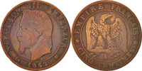 France 5 Centimes Coin, Napoleon III, Napoléon III, Paris -