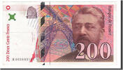 France 200 Francs Banknote, 200 F 1995-1999 ''Eiffel'' -