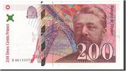 France 200 Francs Banknote, 200 F 1995-1999 ''Eiffel'' -