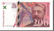 France 200 Francs Banknote, 200 F 1995-1999 ''Eiffel'' -