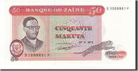 Zaire 50 Makuta Banknote, 1978-05-20 -