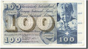 Switzerland 100 Franken Banknote, 1956-10-25 -