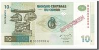 Congo Democratic Republic 10 Francs Banknote, 1997-11-01 -