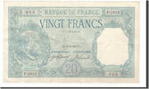 France 20 Francs Banknote, 20 F 1916-1919 ''Bayard'', 1917-09-13 -
