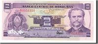 Honduras 2 Lempiras Banknote, 1976-09-23, KM:61 -