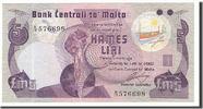 Malta 5 Liri Banknote, Undated, KM:35b -