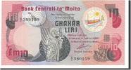 Malta 10 Liri Banknote, Undated, KM:36a -
