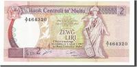 Malta 2 Liri Banknote, Undated, KM:45a -