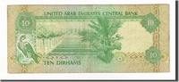 United Arab Emirates 10 Dirhams (1982) Banknote, Undated (1982), KM:8a SS 16,95 EUR  plus 4,95 EUR verzending