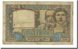 France 20 Francs 1941-08-28, Fayette:12.17, KM:92b -