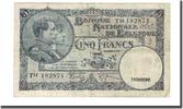 Belgium 5 Francs Banknote, 1938-03-08, KM:108a -
