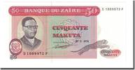 Zaire 50 Makuta Banknote, 1978-05-20, KM:16c -
