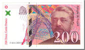 France 200 Francs Eiffel, Fayette:75.3a, KM:159a -