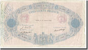 France 500 Francs Bleu et Rose, P. Rousseau and R. Favre-Gilly -
