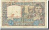 France 20 Francs Science et Travail, P. Rousseau and R. Favre-Gilly -