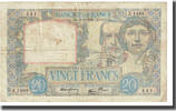 France 20 Francs Science et Travail, P. Rousseau and R. Favre-Gilly -