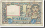 France 20 Francs Science et Travail, P. Rousseau and R. Favre-Gilly -