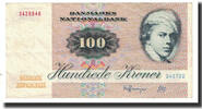 Denmark 100 Kroner Banknote, KM:51h -