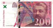 France 200 Francs Eiffel, BRUNEEL, BONARDIN, VIGIER -