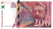 France 200 Francs Eiffel, BRUNEEL, BONARDIN, VIGIER -
