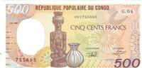 Congo Republic 500 Francs Banknote, 1991-01-01, KM:8d -